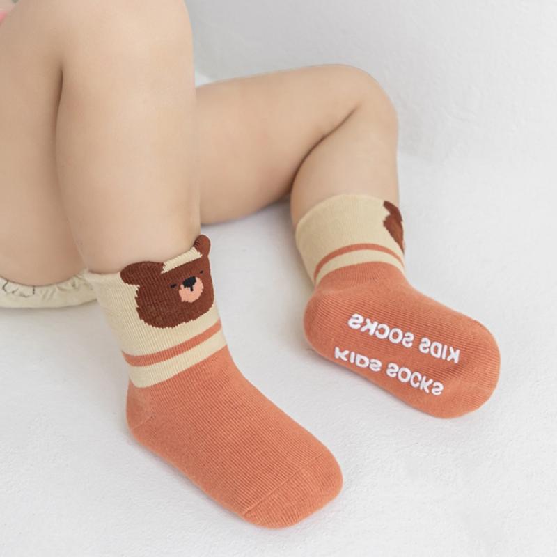 Newborn Plush Sock Autumn Winter Warm Kids Middle Tube Socks  Anti-Cold Baby Footwear Cute Cartoon Children Socks