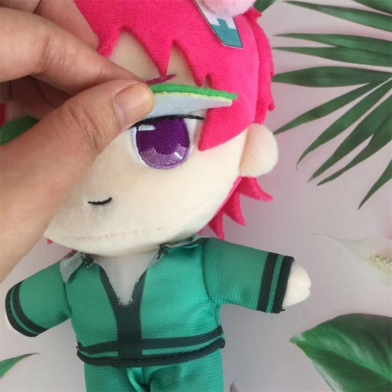 Saiki Kusuo Plush Doll Toy 20cm The Disastrous Life of Saiki K Cosplay Cute Soft Stuffed Pillow Gift