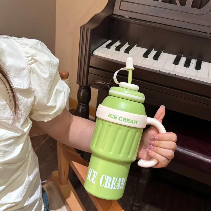 304 Stainless Steel Insulated Tumbler with Straw