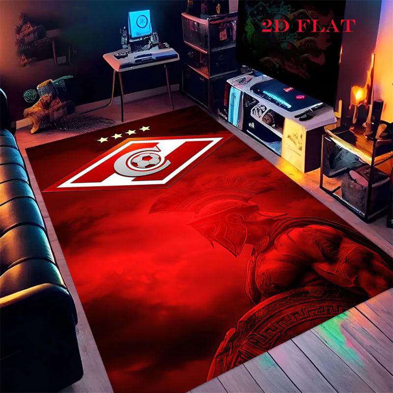 Spartak Moscow Blaze Carpet Rug for Living Room Bedroom Home Sofa Decoration,Kids play Nonslip Floor Mat