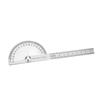 Stainless, Steel Protractor Ruler With180 Degree Rotation, Easy To Use, Clear Markings for Angle Measurement
