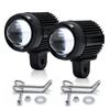 Pair 60W 6000LM Motorcycle ATV LED Headlight Spotlight Flashing Lamp Waterproof