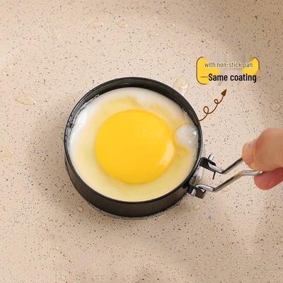 Runde Eierbratform aus Edelstahl