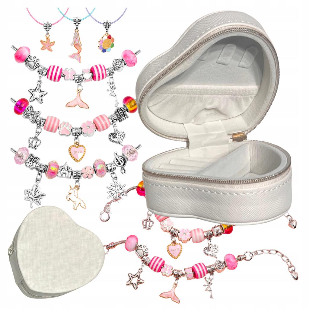 Jewelry Making Kit for Girls: Bracelets, Necklaces, Charms