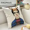 Premium Picasso Abstract Cotton Pillow Case Canvas Single-sided Embroidered Cushion Cover for Sofa Living Room Home Decoration