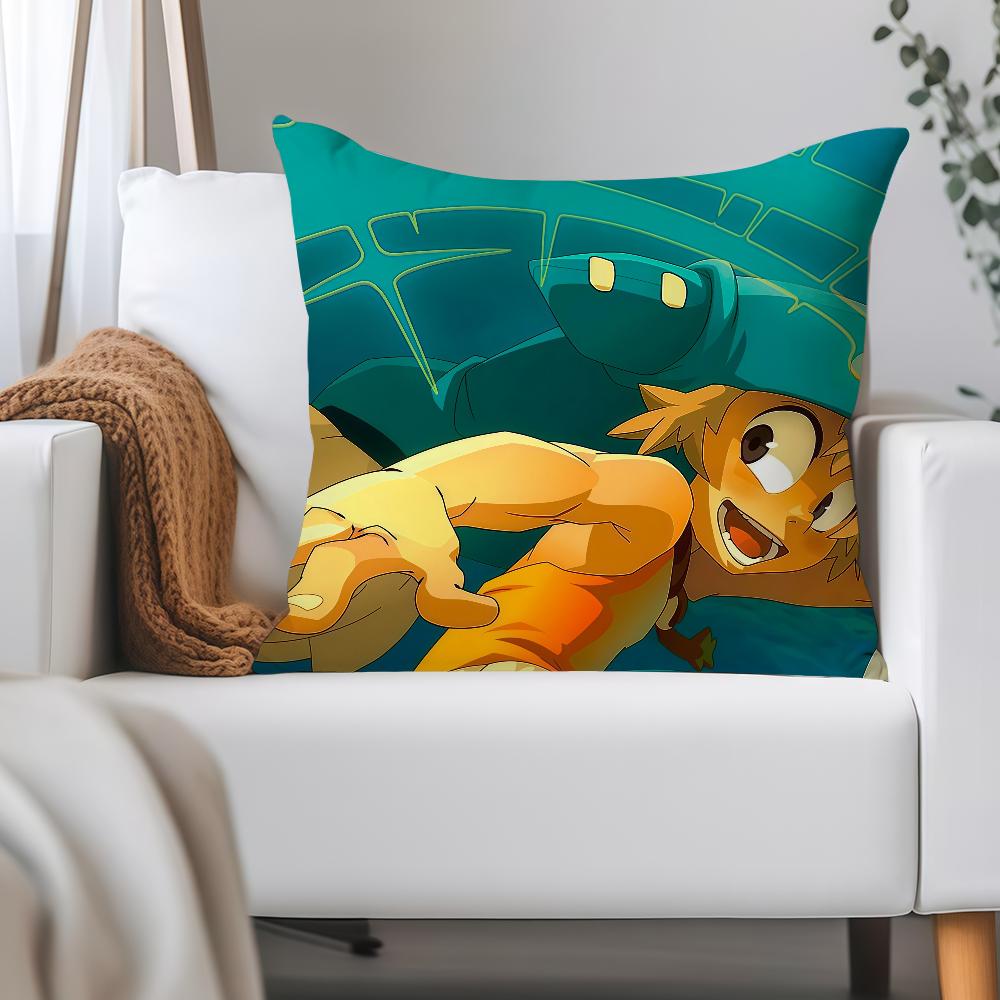 Video Game W-wakfu Pillow Case Applicable Space For Guest Rooms Interiors Cars Office House Decoration