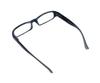 Bayline Stylish Square Reading with Hard 201A Glasses, Unisex, Case, (+1.5mm, Black)