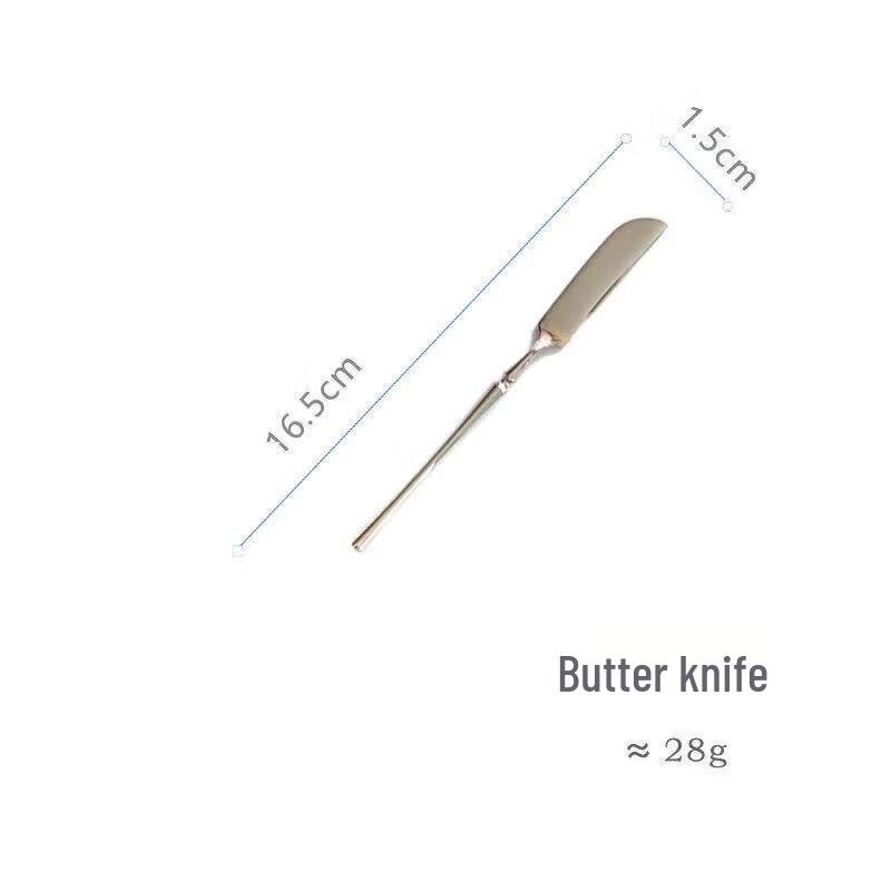Qiwei Small Waist 304 Stainless Steel Western Cutlery Set