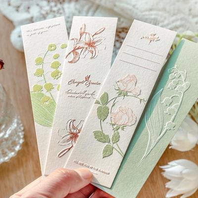 20-teiliges Natur-Prägungs-Lesezeichen-Set, Relief-Blumen-Papier-Memo-Seitenmarkierung für Bücher, einzigartiges Lesen