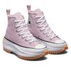 Converse Run Star Hike Trendy and Fashionable High-Top Canvas Shoes Unisex Light Pink