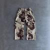 Oversized Camo Hoodie With Zipper Front Streetwear Sweatshirt Women Y2K Trend Loose Fit Long Sleeve