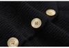 Women's V-Neck Retro Wool Sweater Vest, Fish Scale Knit, Hollow Out, Autumn/Winter Cape Style