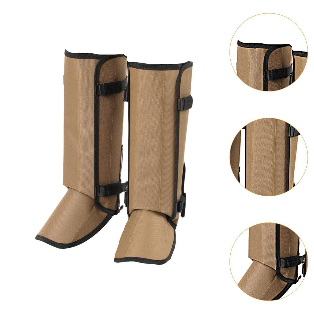 2Pcs Leg Gaiters Lightweight Waterproof Multipurpose Hiking Boots Covers for Camping Backpacking Outdoor Sports Travel Climbing