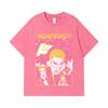 275 GSM Washed T-shirts 100% Cotton One Piece V45 Doflamingo Print Unisex Heavy Cotton T Shirt