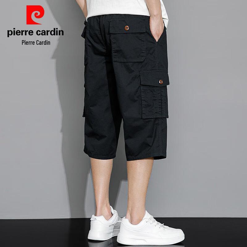 Pierre Cardin Men's 100% Cotton Casual Capri Pants