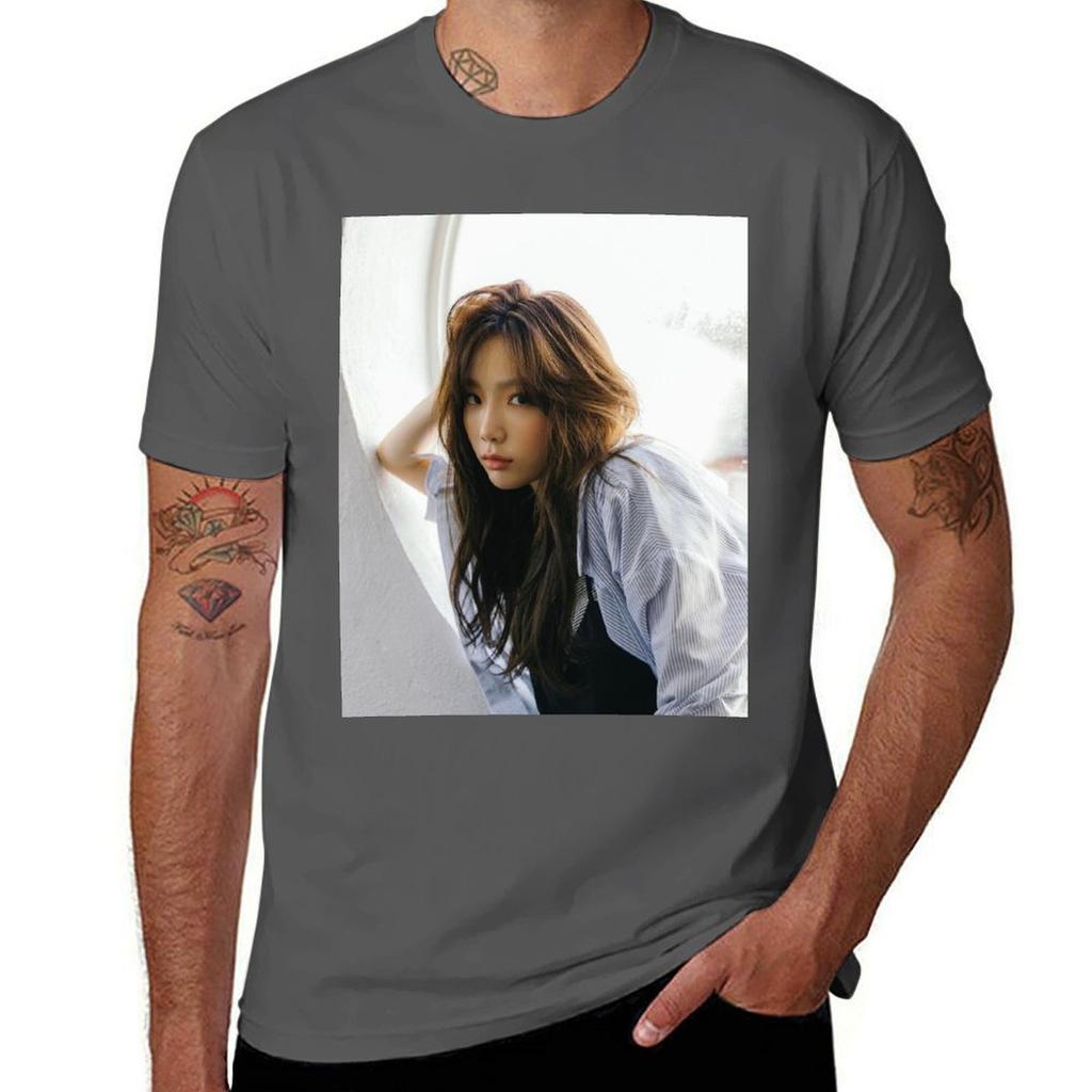 MY VOICE TAEYEON TShirt AntiFade Casual Tee Shirt