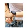 Denim heart Leather loop Correa For Apple Watch band Series 10/9/8/7/6/5 38mm 40mm 41mm 42mm 44mm 45mm 46mm 49mm Strap