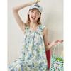 A02 Gentle Vacation Style Seaside Design Feel Strap Skirt Small Fresh Printed Temperament Dress