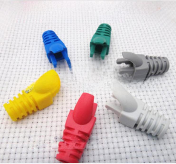 Category 6 Network Crystal Head Sheath with Claw, OD6.3