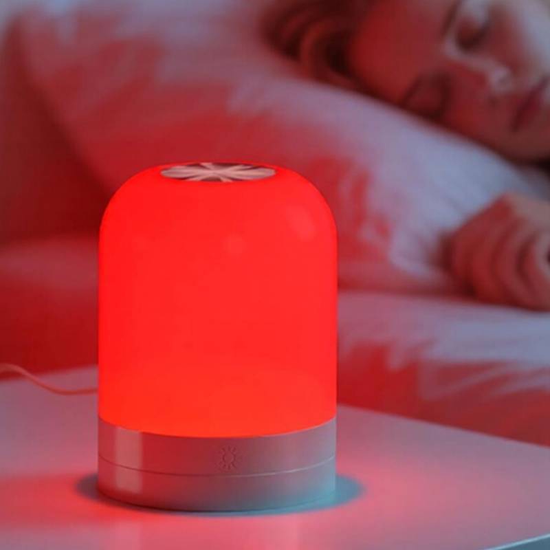 Modern Minimalist Red Light Sleep Night Light With Dimming For Bedroom Relaxation And Meditation