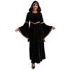 Cosplay Halloween Parent-Child Costume Girls Party Costume Adult European Medieval Burgundy Vampire