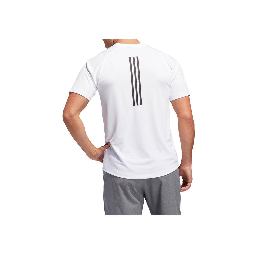 Adidas Fl_Spr Z Ft 3St Comfortable Crew Neck Pullover Short Sleeve T-Shirt Men Tops White DW9826
