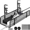 Easy Install Desk Cable Organizer Black White Under Table Cord Organizer  Computer Desk