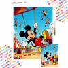 Diamond Painting Kit DIY Round Home Wall Decor Adult Handmade Gift Circus Mickey Mouse Fun Acrobat Show