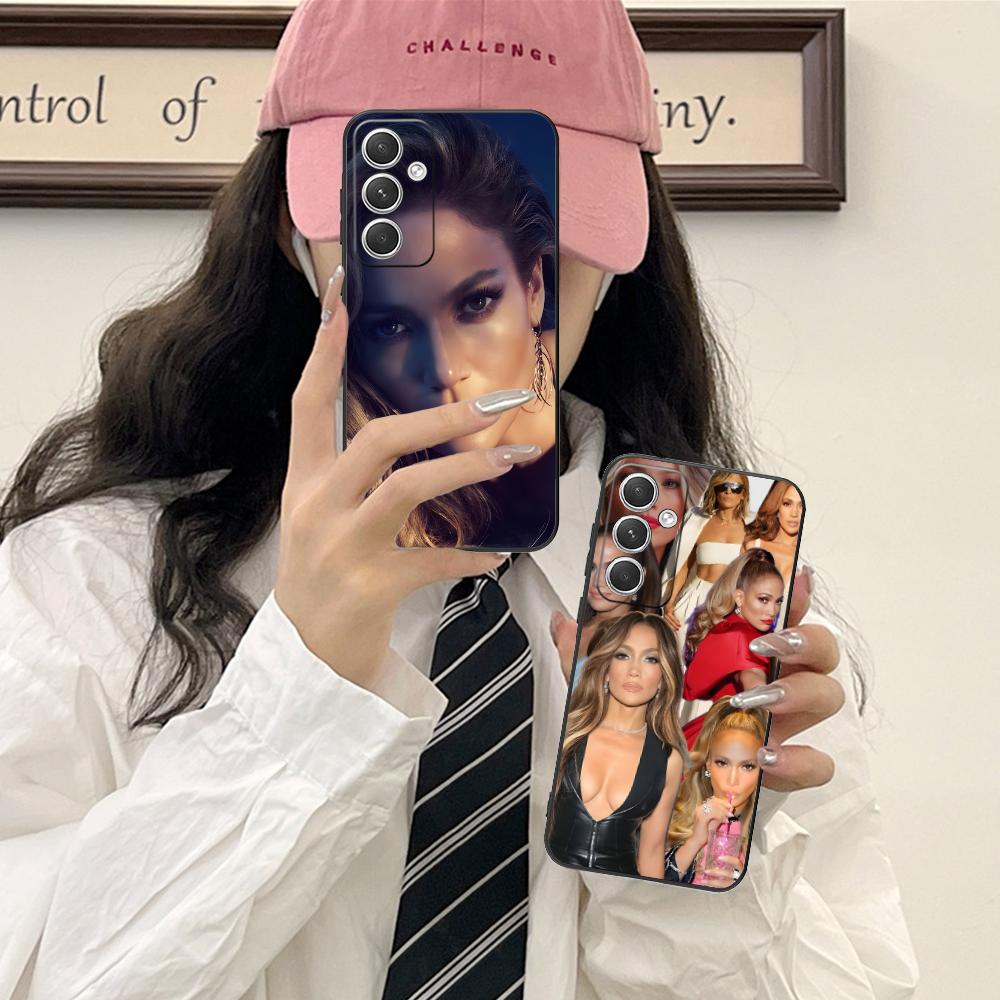Jennifer Lopez Mobile Cell Phone Case for Samsung Galaxy S26 S25 S24 S23 S22 S21 S20 Note20 Plus FE Ultra Colorful Cover Luxury