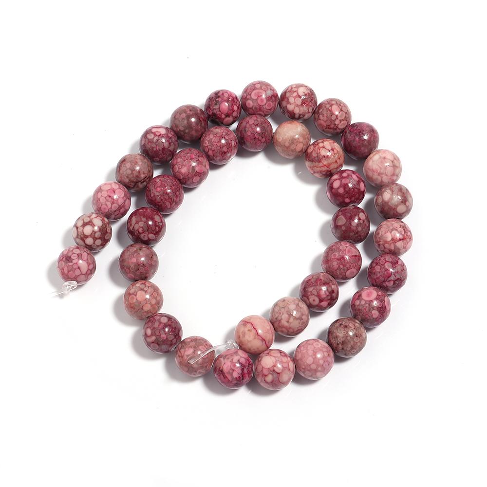 1 Strand 4 6 8 10 12mm Natural Red Maifan Stone Beads Round Loose Gem Beads For DIY Jewelry Making Bracelet Necklace Accessories