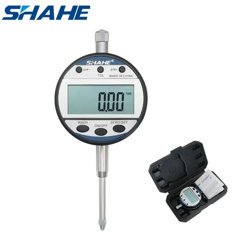 SHAHE New Type Indicator 0-12.7/25.4 Mm 0.01 Mm Digital Dial Gauge Precision Measurement Tools Digital Dial Indicator