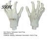 Durable Plastic Skeleton Hands 1 Pair Halloween Hands, Realistic Zombie Life Flexible Placement Ghost Size Severed Fake for Terror Scary Props,
