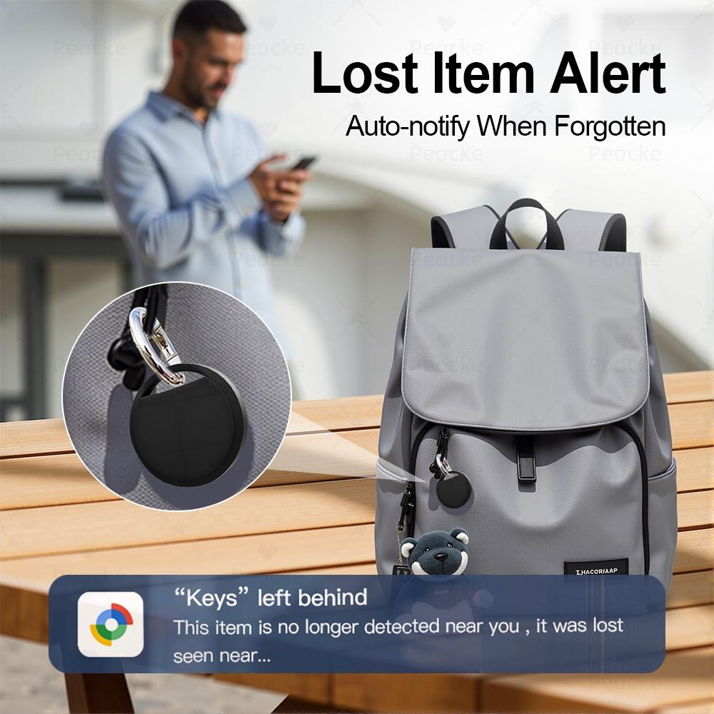 Smart Location Tag Android Bluetooth Locator GPS Tracker Work With Google Find Hub Anti-Lost Item Finder Keys Luggage Kids Bag