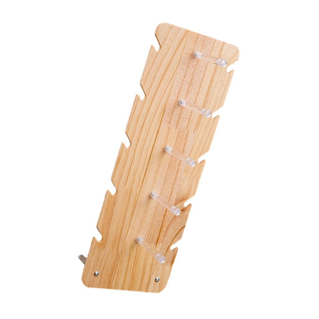 Multi Functional Sunglasses Storage Bracket Rack Optical Frame Stand Organiser Solid Wood Build Practical Use