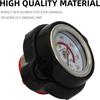 1.8 Bar High Pressure Radiator Cap 25.6psi with Temperature Gauge for Honda Ranger Husqvarna Motorcycle Dirt Bike ATV Models