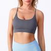 High-End Women's Summer Sports Yoga Bra with Chest Pad - Shockproof and Stylish