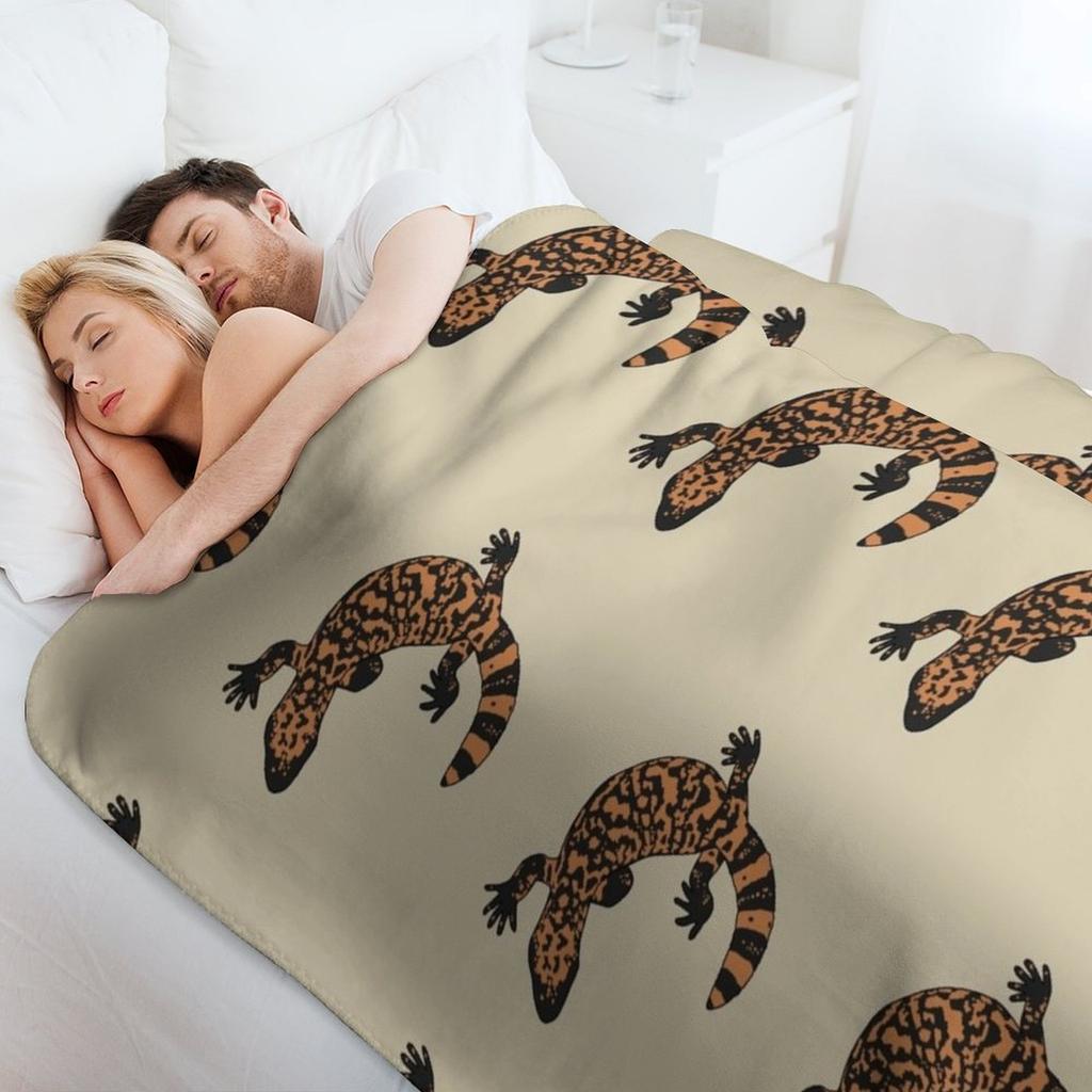 Gila monster Throw Blanket Warm Throw Blanket Gift for Anniversary