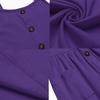 Girls' Fashion Buckle-Front Sleeveless Pocket Casual Solid-Color Dress