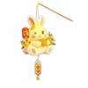 Handmade Mid Autumn Lantern Glowing Rabbit Flower Lantern Bunny Lantern  Cultural Gift