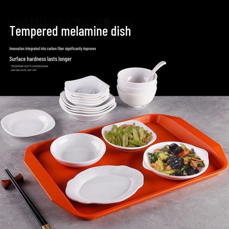 Melamine Square Serving Plates