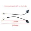 Waterproof Motorcycle Scooter Parts Black Switch Line New Switch Wire  Electric Bike Accessories