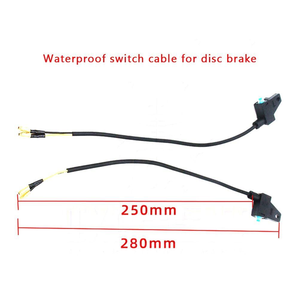 Waterproof Motorcycle Scooter Parts Black Switch Line New Switch Wire Electric Bike Accessories