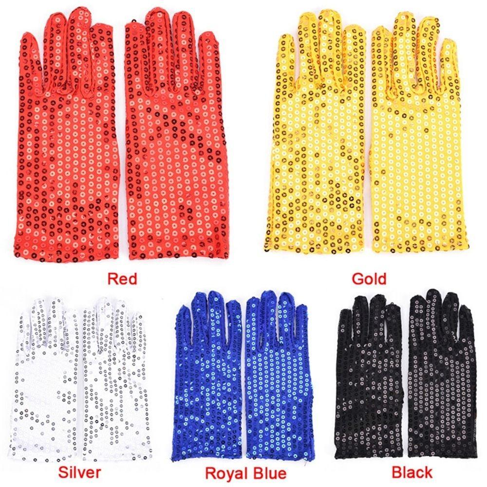 Gloves Party Gloves Cosplay Gloves Women Gloves Shinning Mittens Sequined Gloves Kids Gloves