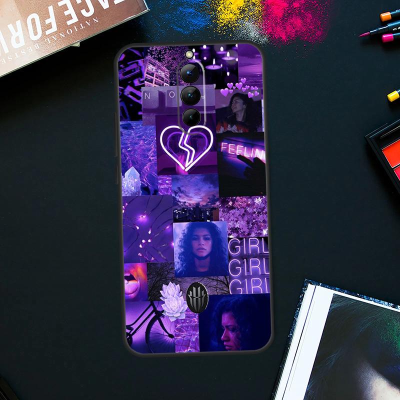 American TV Euphoria Zendaya Rue Case For ZTE Nubia Red Magic 9 Pro Plus RedMagic 8 8S Pro Plus 6 7 6S 7S Pro 5G 5S 6R Cover