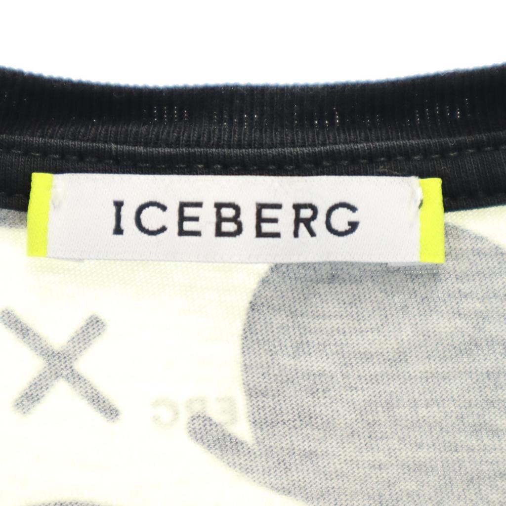 Iceberg Made In Bulgaria Felix Print Short Sleeve T-shirt Men's Used