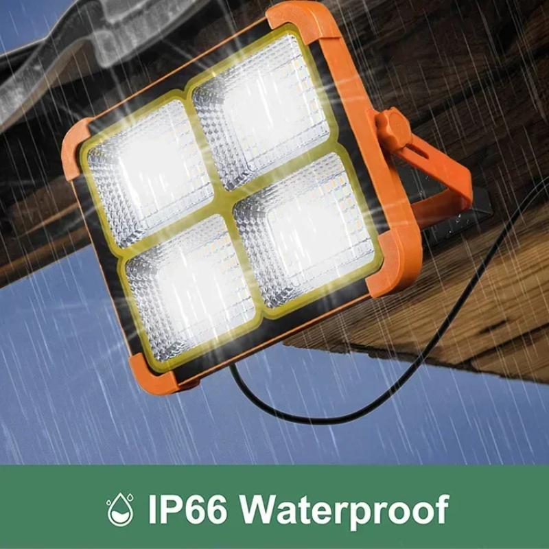 LED reflektor USB dobíjecí světlomet kempingová lampa přenosné venkovní světlo výkonná lucerna pracovní světla