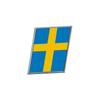 Rear Badge Sticker, Swedish Flag, Luggage Sticker, Metal Car Sticker for VOLVO S90 XC90 V90 EM90 XC70 S80 S40 XC60 S60 V60 XC40 T6