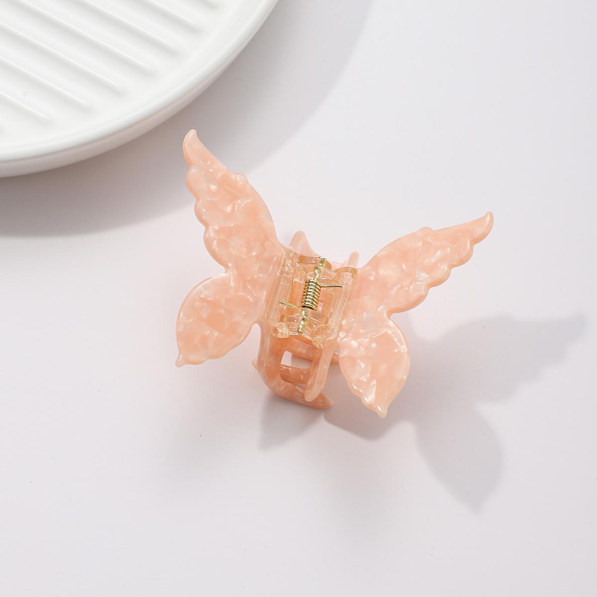 

Новый ацетатный волоконный зажим для волос-бабочки, красочные французские инструменты для укладки волос, аксессуары, ретро-заколки для волос, милая заколка для волос Size fits all