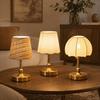 Nordic Style LED Table Lamp Vintage Gold Bedside Lamp Retro Desk Lamp Atmosphere Lamp  Hotel
