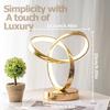USB Creative Modern Art Desk Lamp Tri color Lighting Suitable for Bedroom, Living Room, Office, Bedside and Other Scenes